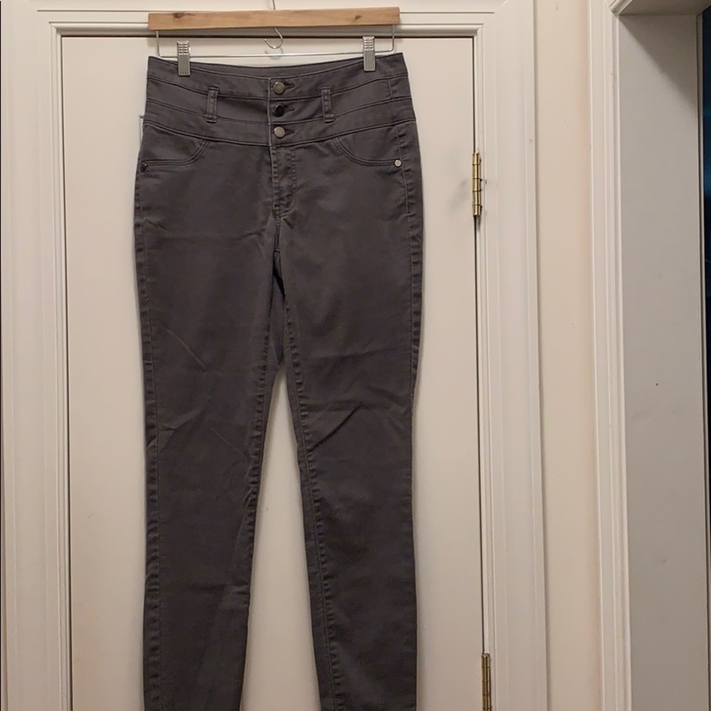 Gray High Waist Jeans